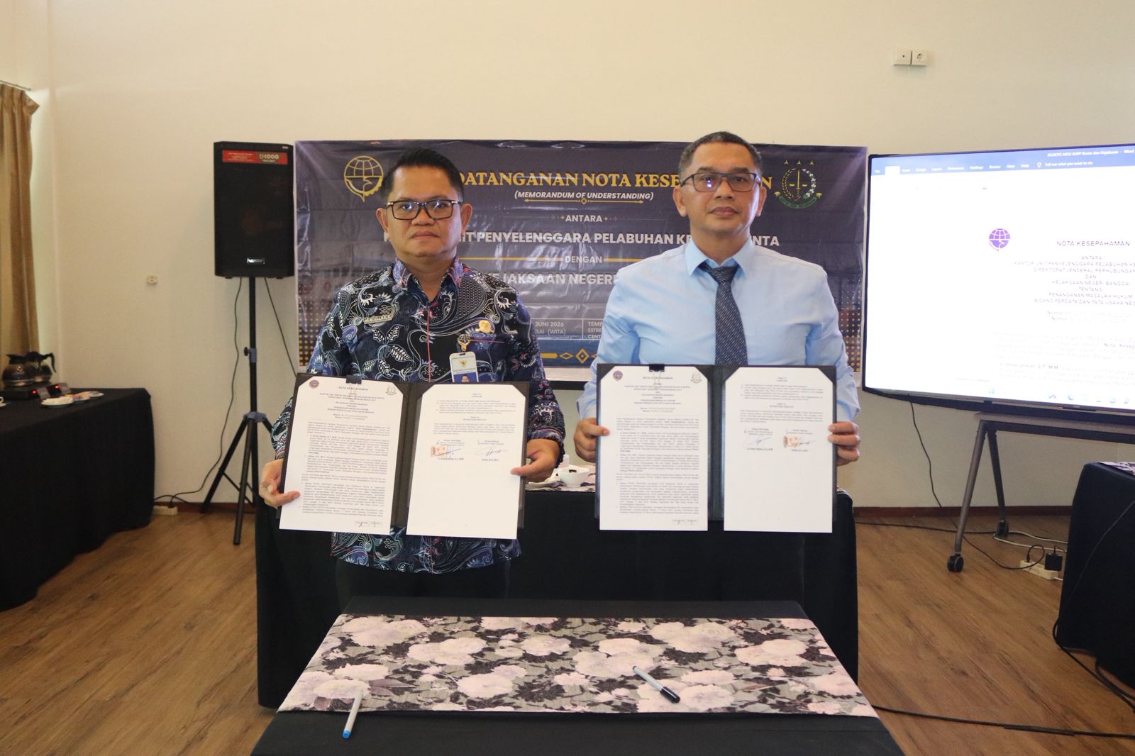 PENANDATANGANAN NOTA KESEPAHAMAN (MOU) ANTARA KANTOR UPP KELAS III BUNTA DENGAN KEJAKSAAN NEGERI BANGGAI